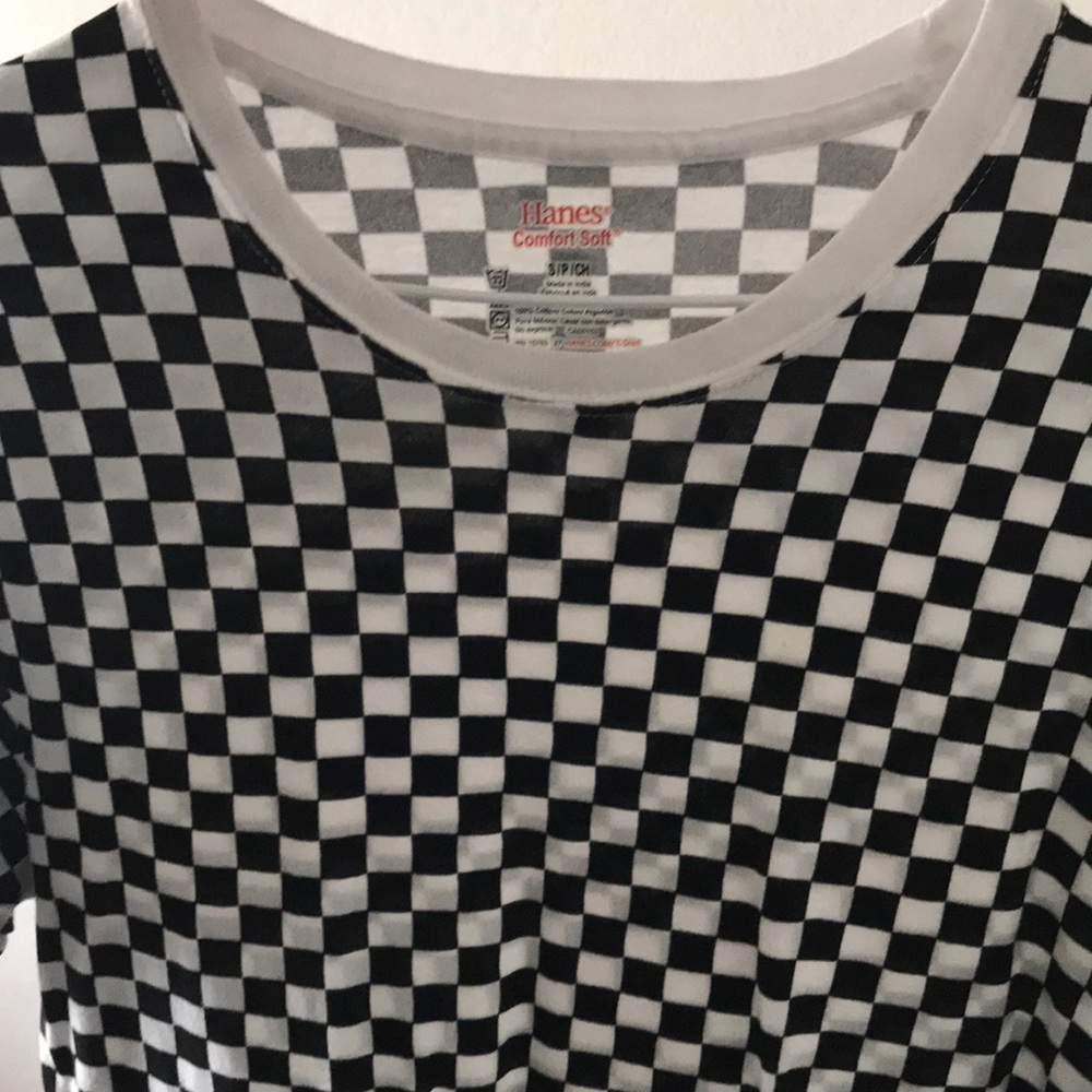 Supreme x Hanes Checkered T-Shirt
